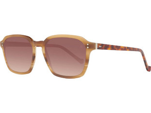 Hackett HSB86618752 Ανδρικά Γυαλιά Ηλίου Τετράγωνα Κοκάλινα Ταρταρούγα με Μπλε Polarized Φακό