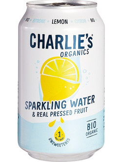 Ανθρακούχο Νερό με Λεμόνι χωρίς ζάχαρη - Charlie's - 330ml
