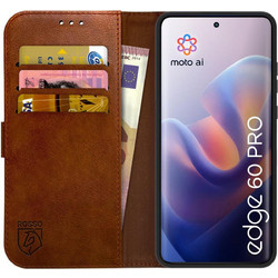 Rosso Element PU Wallet Θήκη Καφέ (Motorola Edge 60 Pro)