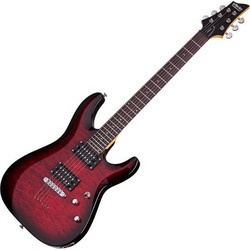 Schecter C-6 Plus Ηλεκτρική Κιθάρα ST Style με Μαγνήτες HH & Ταστιέρα Rosewood See Through Cherry Burst