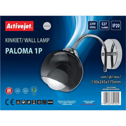 Activejet AJE-PALOMA 1P E27 1x40W wall lamp