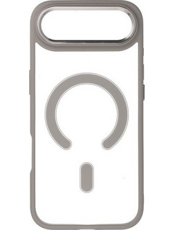 iS TPU MAG COLOR EDGE IPHONE 17 AIR trans black titanium grey backcover