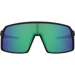 Oakley Sutro OO9406 03 Αθλητικά Γυαλιά Ηλίου Μάσκα Κοκάλινα Μαύρα με Πράσινο Καθρέπτη Φακό