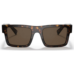 Prada PR 19WS 2AU8C1 Γυναικεία Γυαλιά Ηλίου Τετράγωνα Κοκάλινα Ταρταρούγα με Καφέ Polarized Φακό