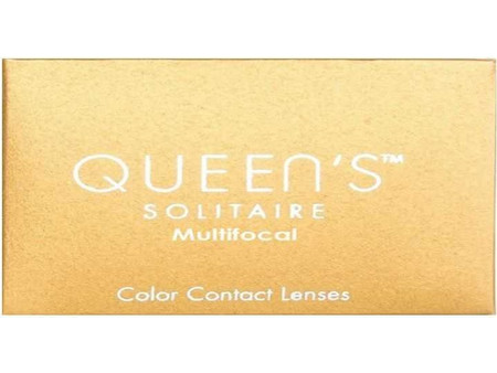 Contact Lenses QUEEN'S SOLITAIRE MULTIFOCAL 2 pack