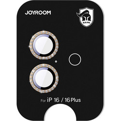 Joyroom JR-MSF0306 Glass Screen Protector for iPhone 16 Pro/16 Pro Max Lenses - Brown
