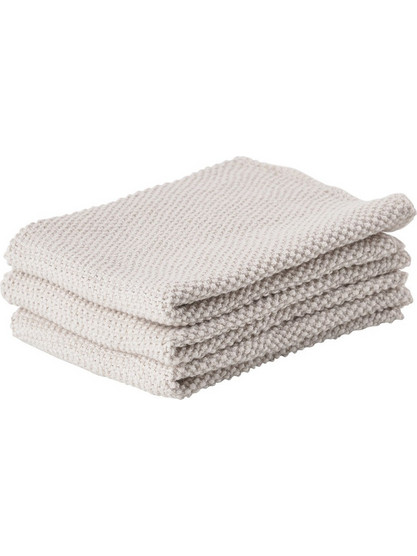Πετσέτες Κουζίνας 330411 (Σετ 3τμχ) Warm Grey Zone Denmark 27x27cm 100% Βαμβάκι
