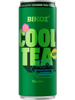 Βίκος Cool Tea Green Λεμόνι (6x0.33lt)