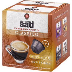 Κάψουλες Dolce Gusto Συμβατές Sati Cafe Classico 16 τεμάχια