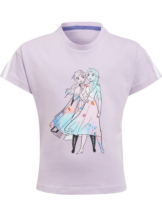 Adidas Disney Forzen Παιδικό T-Shirt Κοντομάνικο Λιλά GM6926