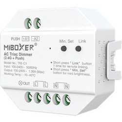 Triac Dimmer Κυτίου 220V RF & Μπουτόν Push Button TRI-C1 MIBOXER