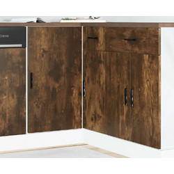 vidaXL Ντουλάπι βάσης νεροχύτη Lyon 80x46x81.5εκ. από Συνθετικό Ξύλο 854293