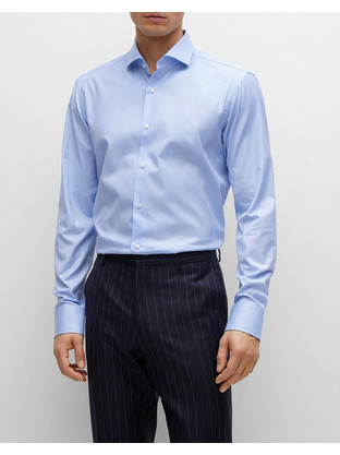 Hugo Boss Ανδρικό Πουκάμισο Μακρυμάνικο 50479948-450 Light Blue