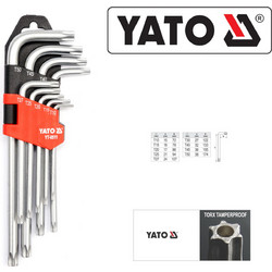 ΚΛΕΙΔΙΑ ALLEN TORX ΣΕΤ 9 ΤΜΧ. YT-0511