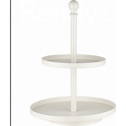Εταζέρα Αλουμινίου, 2 επιπέδων (φ20/φ13cm) ύψος 32cm, OTTINETTI Italy (1 ΤΕΜ)