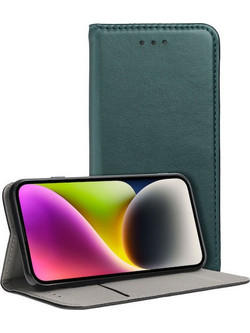 Θήκη OEM Smart Magnet για Xiaomi 15T Pro Flip Cover Dark Green