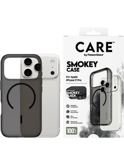 Διάφανη Θήκη CARE by Panzerglass Smokey με Black MagSafe για iPhone 17 Pro