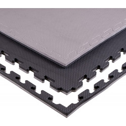 TATAMI PUZZLE EVA MAT 1M*1M*2CM (ΜΑΥΡΟ/ΓΚΡΙ)