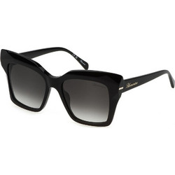 Blumarine SBM832S 0700 Γυναικεία Γυαλιά Ηλίου Τετράγωνα Κοκάλινα Μαύρα με Μαύρο Degradee Φακό