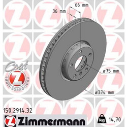 Zimmermann Δισκόπλακα - 150.2914.32