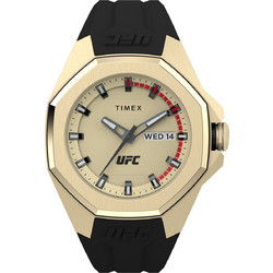 Timex UFC Pro Ανδρικό Ρολόι με Μαύρο Καουτσούκ Λουράκι TW2V57100