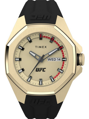 Timex UFC Pro Ανδρικό Ρολόι με Μαύρο Καουτσούκ Λουράκι TW2V57100