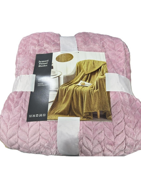 Κουβέρτα 220x240 Υπέρδιπλη 320gsm Fleece Palatex Tango- Pink