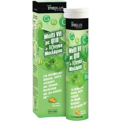 Inoplus Multi Vit Q10 & Gingko Biloba 20 Αναβράζοντα Δισκία