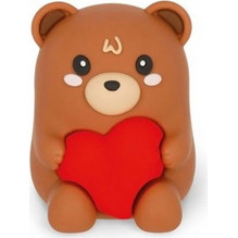 LEGAMI ΞΥΣΤΡΑ ΠΟΥ ΦΩΤΙΖΕΙ VALENTINES - SHARPENER WITH CONTAINER TEDDY BEAR PSL0004