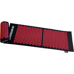 NONE Rea Acupressure Set πιέσεων: Στρώμα 128x42cm & Μαξιλάρι 37x15x10cm - Μαύρο/Κόκκινο