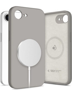 Tech-Protect SILICONE MAGSAFE IPHONE 16E / 17E STONE GREY