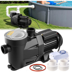 VEVOR Αντλία Πισίνας 1300W 28,800 L/H AC 220-240V με Χρονοδιακόπτη & Καλάθι Φίλτρου DSYCGLBOZDS1CI15K001V2