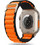 Tech-Protect Nylon Pro Λουράκι Υφασμάτινο Black / Orange (Apple Watch 42 / 44 / 45 / 49mm)