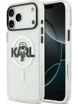 Karl Lagerfeld Magsafe Sketch Logo Back Cover Πλαστικό / Σιλικόνης για iPhone 17 Pro Max - Διάφανο