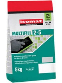 MULTIFILL 2-5 ΕΓΧΡΩΜΟΣ ΤΣΙΜΕΝΤΟΕΙΔΗΣ ΑΡΜΟΣΤΟΚΟΣ ΠΛΑΚΙΔΙΩΝ 5kg ΑΝΟΙΧΤΟ ΓΚΡΙ