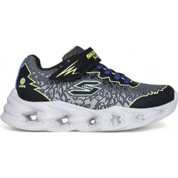 Skechers Vortex 2.0 Παιδικά Sneakers με Φωτάκια Μαύρα 400603N-BKYL