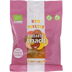 Bioearth Snack Βiο Jellies Fruity Bears 55gr (Βιολογικά Ζελεδάκια Αρκουδάκια με Γεύση Φρούτων)