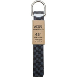 VANS Men Flat Laces 45 Inches Checkerboard - BLACK/CHARCOAL - VN000Y5XBA51