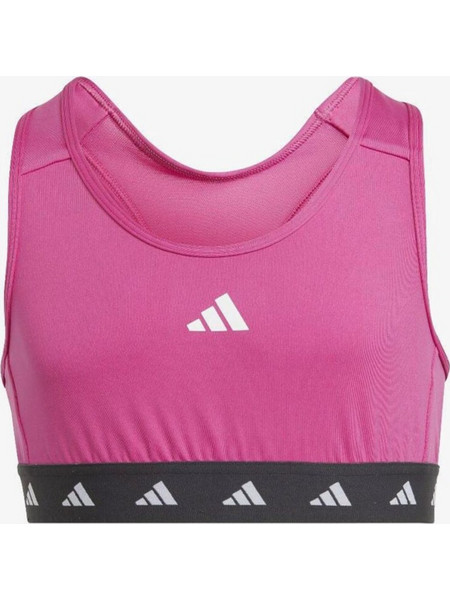 ADIDAS Kids Techfit Sports Bra - BLIPNK/WHITE - IB4151