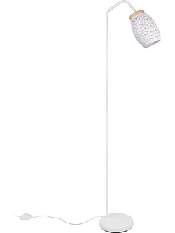 Φωτιστικό Δαπέδου Bidar R41571031 Φ22x147cm 1xE27 10W White RL Lighting