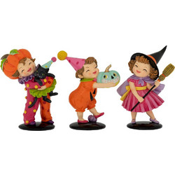 ΣΕΤ 3 ΠΟΛΥΡΕΖΙΝ ΦΙΓΟΥΡΕΣ HALLOWEEN 12Χ8Χ16ΕΚ - ILIADIS - 90798