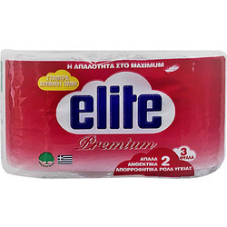 Χαρτί υγείας premium elite πακ=2 ρολά 85gr Elite 1114 65001