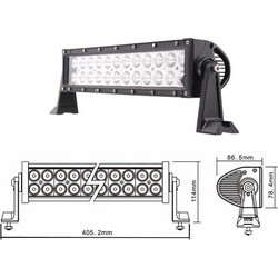 ΜΠΑΡΑ LED 72W 40cm SPOT