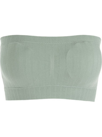 Εσώρουχο Γυναικείο Top Ribbed με Ενίσχυση Χρώμα Μέντα