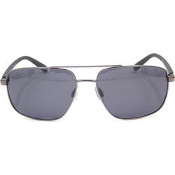 Invu Swiss B1310 B Ανδρικά Γυαλιά Ηλίου Aviator Μεταλλικά Ασημί με Μαύρο Polarized Φακό