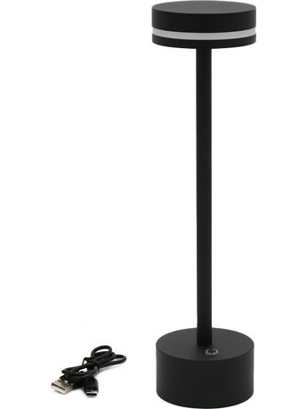 LED ΠΟΡΤΑΤΙΦ ΕΠΑΝΑΦΟΡΤΙΖΟΜΕΝΟ 2W CCT DIMMABLE ΜΑΥΡΟ