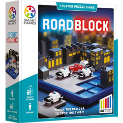 SmartGames Μπλόκο Στον Δρόμο Επιτραπέζιο Παιχνίδι για Παιδιά 7+ Ετών για 1 Παίκτη