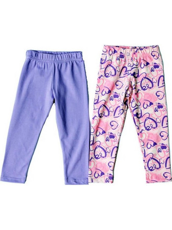 Joyce Baby Girl's 2P Legging 13806 Purple