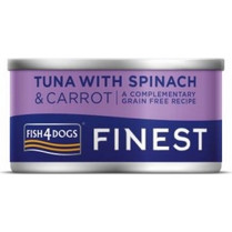 Fish4dogs Finest Tuna with Carrot & Spinach 85gr