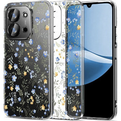 Tech-Protect Flexair Back Cover Spring Flowers (Xiaomi Redmi 15C / Poco C85)
